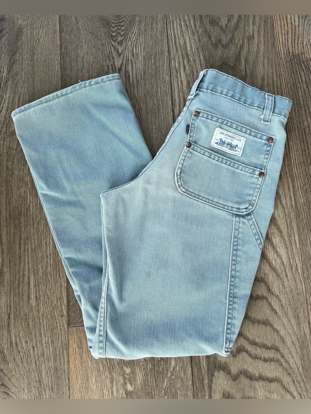 LEVI’S Vintage 70s Blue Tab Carpenter Denim Jeans 26” Waist